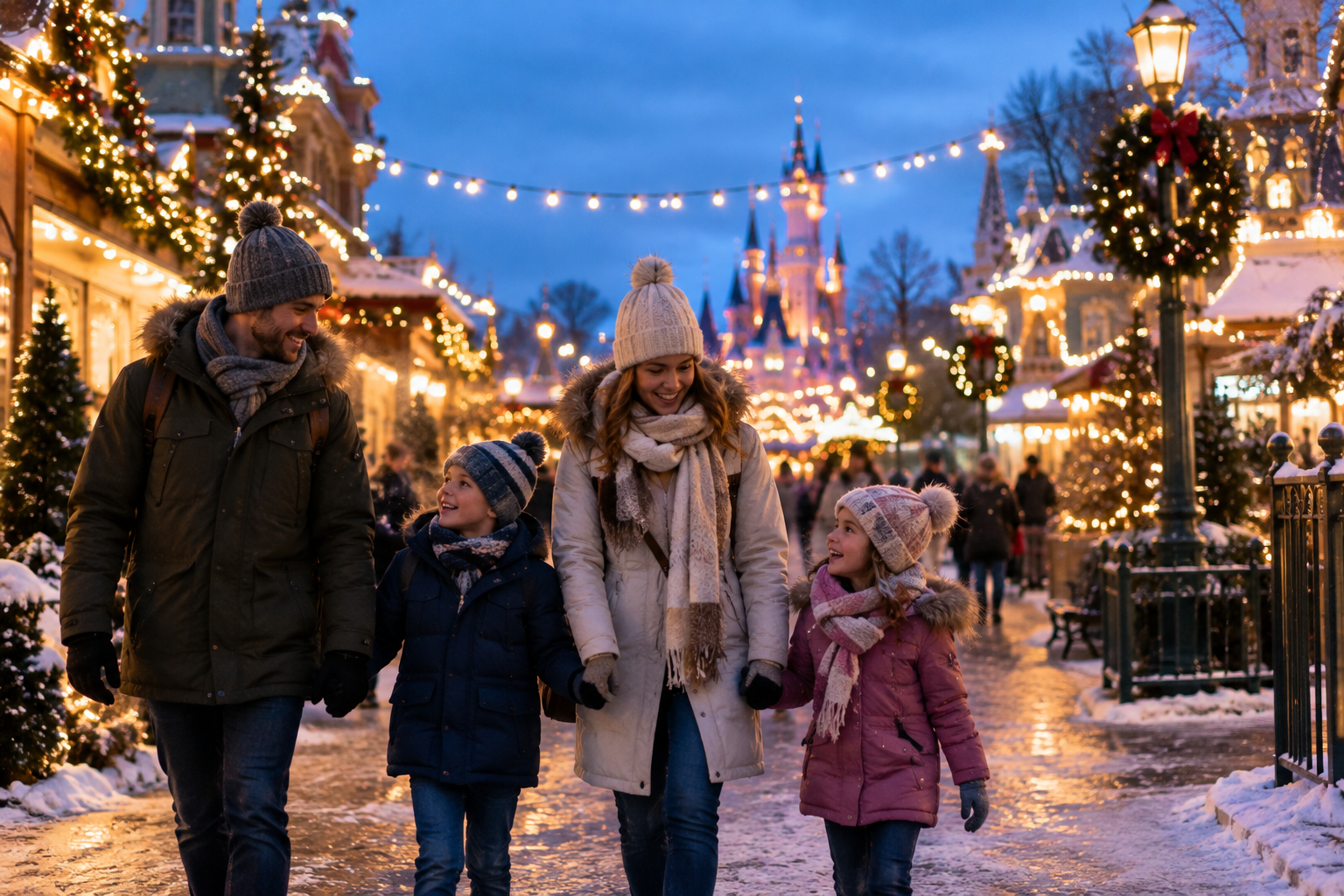 best time to visit disneyland paris christmas