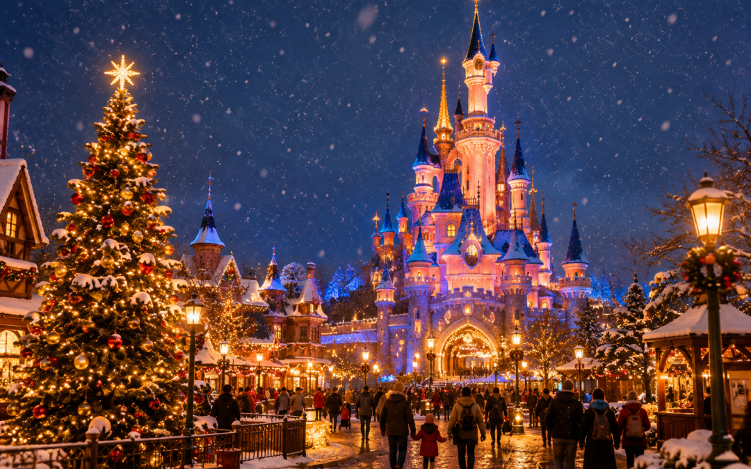 Disneyland christmas day