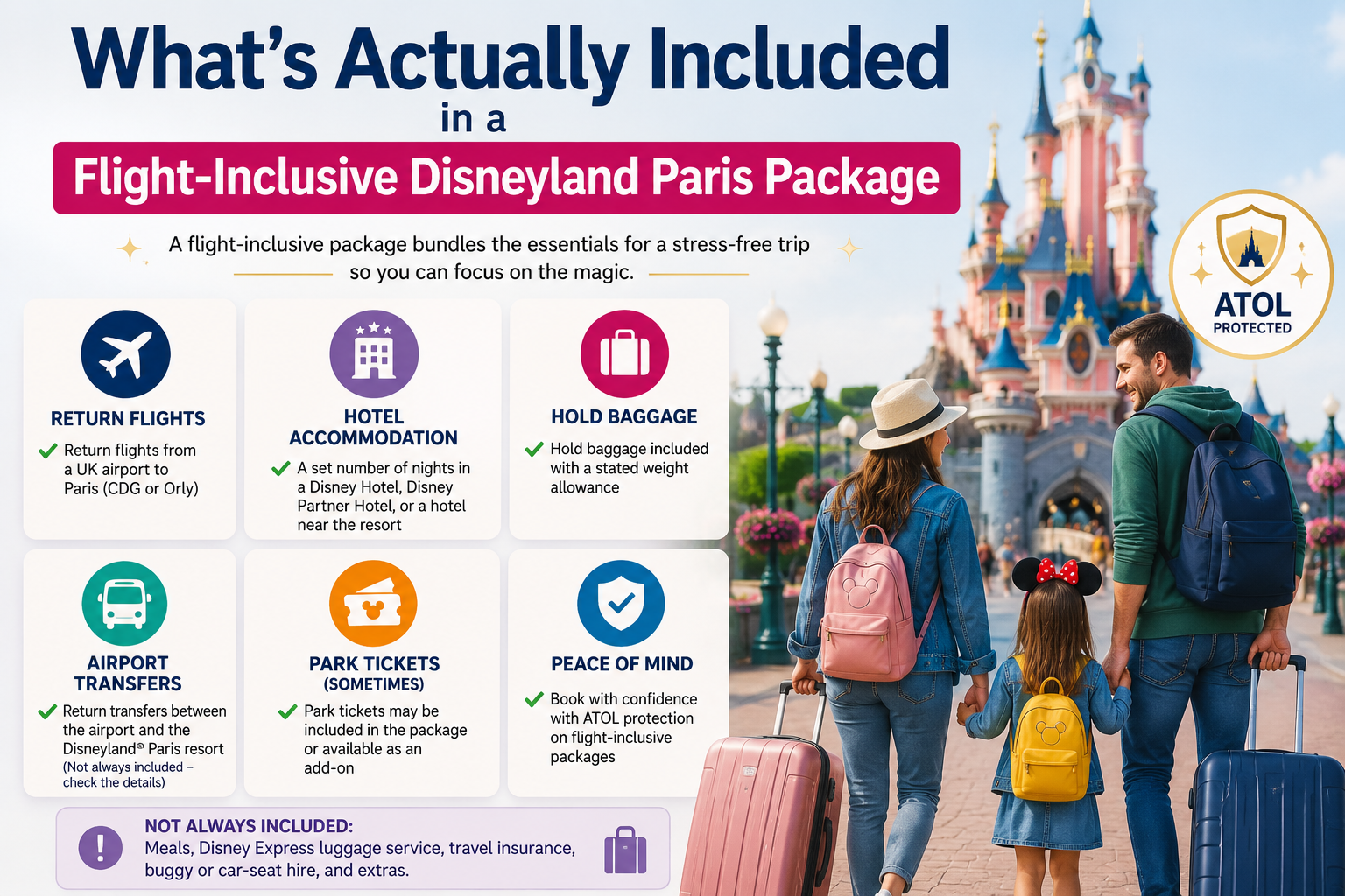 disneyland paris flight and hotel packages